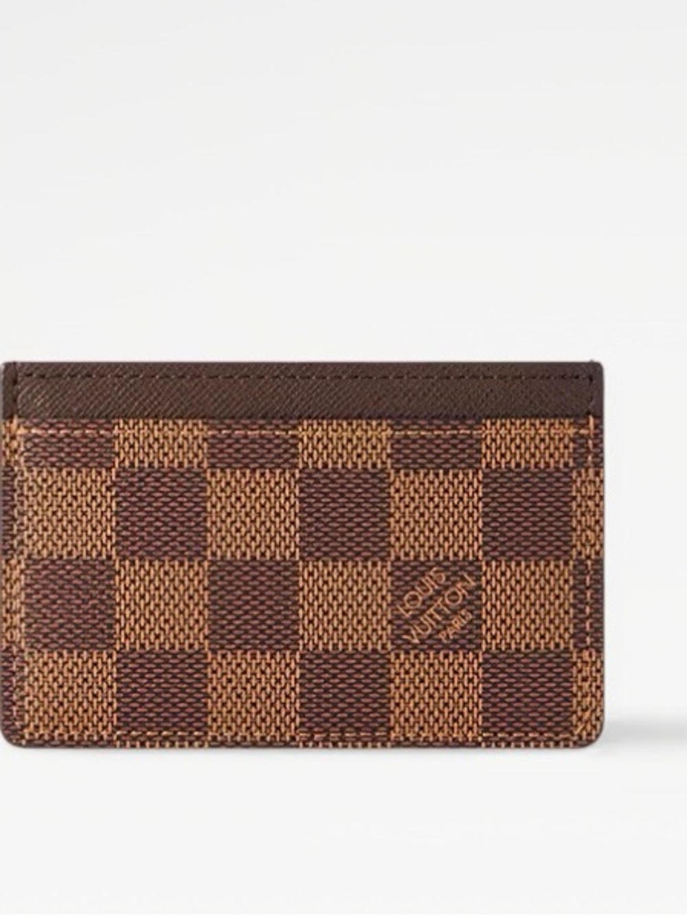 Louis Vuitton Brown Damier Canvas Card Holder